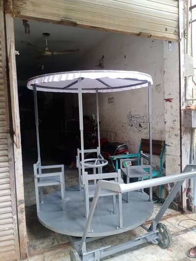 Premium 4ft Round Jhola Heavy Duty Event Display Cart