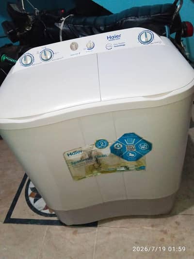 03181183461 Haier washing machine twin tub model number HWM-80-000AS