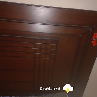01 wooden King size bed in immaculate condition