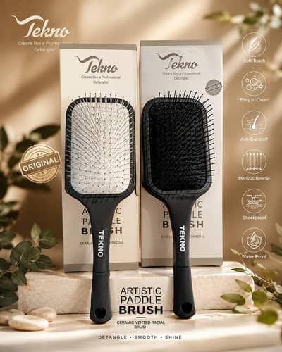 Tecno premium quality hair brush [made in Iran]