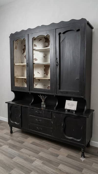 wooden display cabinet