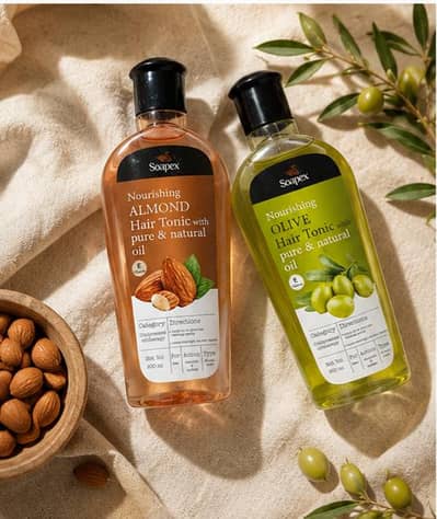 Soapex Natural Almond and Olive hair tonic 200ml