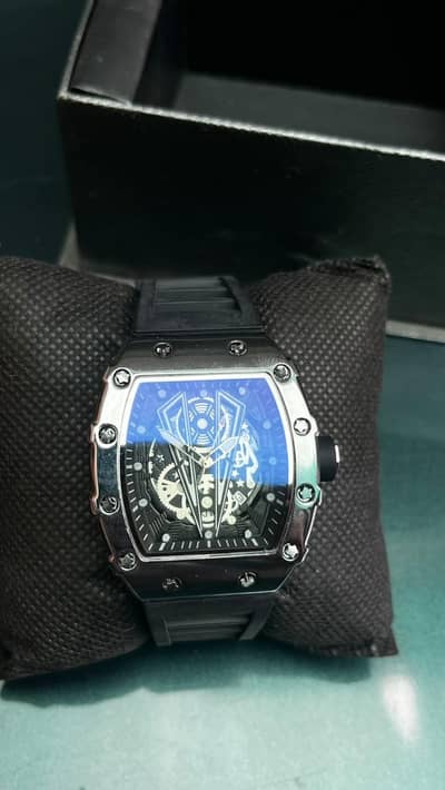 Tonneau Skeleton Watch