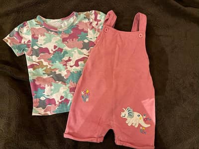 2 pc dungree set 6-9month