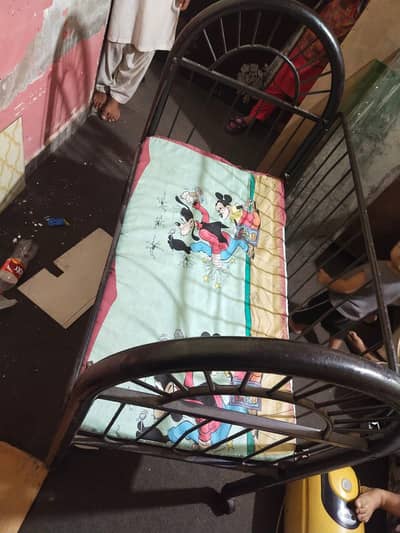 iron bed
