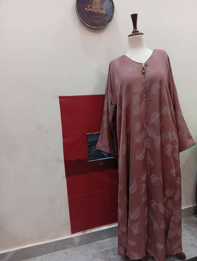 ​beautiful NIDA fabric abaya