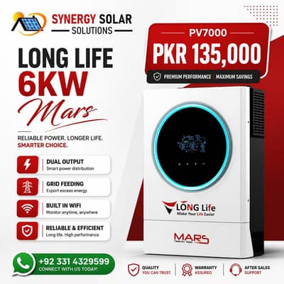 Longlife 6KW PV7000 (Limited Time)