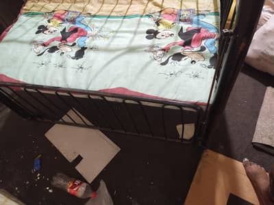 iron bed