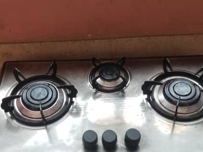 3 burners gas stove
