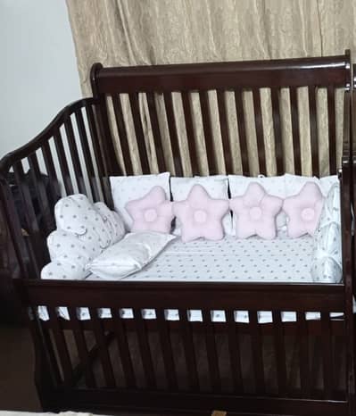 Wooden Baby Cot Bed