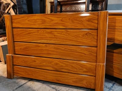 Brand New pure wooden yellow pine wood king size bed