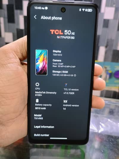 TCL 50 XE 5g ( Non PTA )