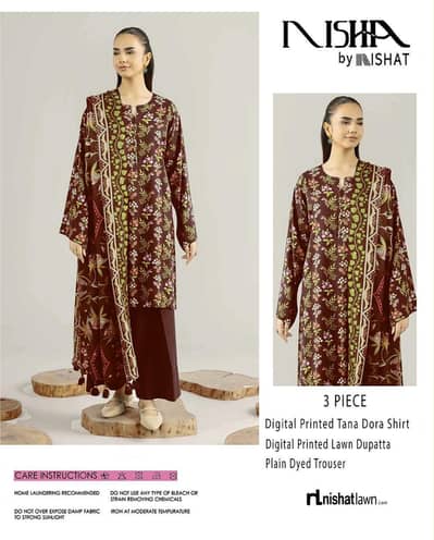 New Arrival ladies dress unstitched 2 or 3pc or Stitched 2 or 3pc
