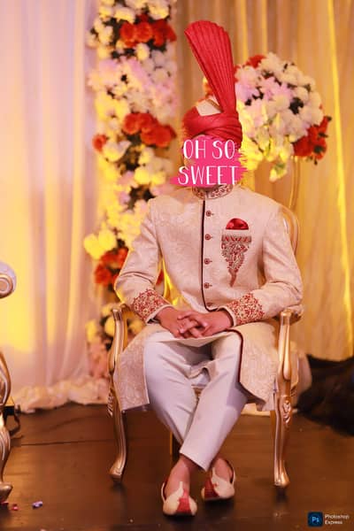 Sharwani with Kullah