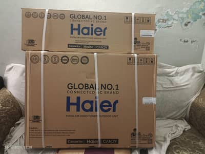 Haier 1.5 Ton triple Inverter Ac Box packed