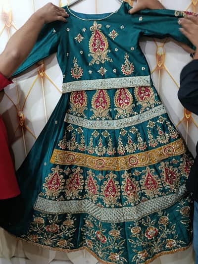 Wedding Dress Sea Green Designer Embroidered Lehenga Set