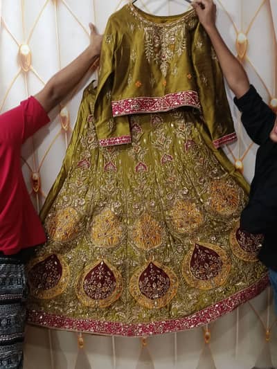 Wedding Dressb Designer Embroidered Lehenga Set