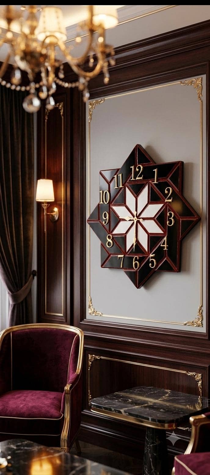 MDF clock⏰ 4