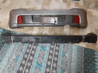 vitz 2004 RS rear bumper & side skirts