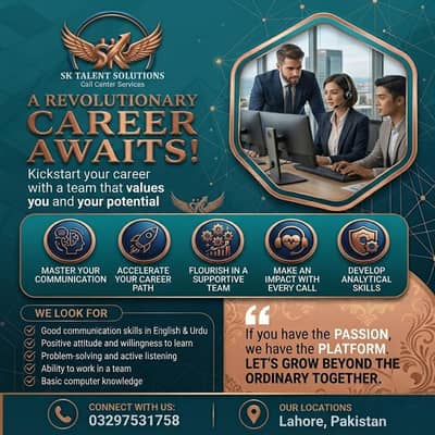 FRESH STUDENTS Can apply for CSR|Males & Females||Salary 35k to 65k|