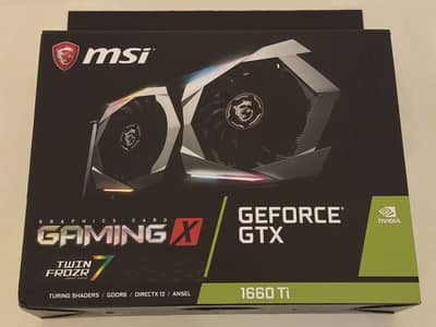 MSI GTX 1660 Ti Gaming X 6GB | Box Pack | Open Box