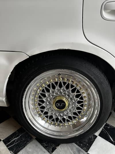 15 inches multi pcd jnc chrome Tyre rims