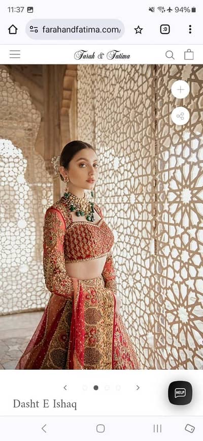 Farah and fatima bridal dress