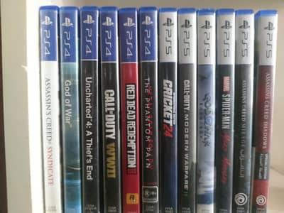 Ps5 and ps4  games