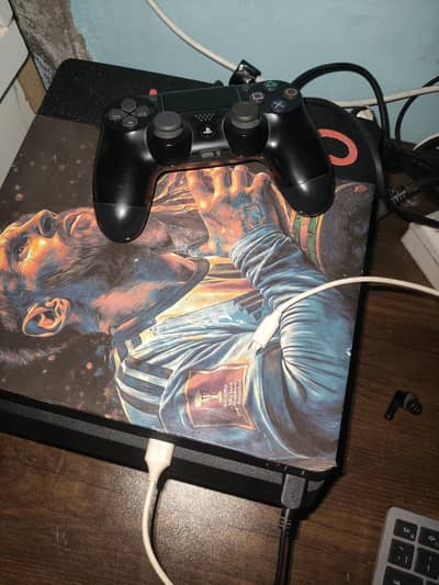 PS4 slim 500gb 10/9 Condition with 1 controller and games