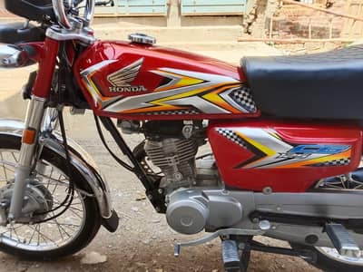 Honda CG-125 Punjab number
