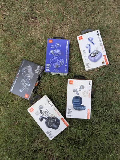 JBL airbuds original tune flex 3 tune beam 2