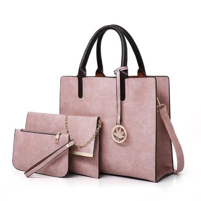 Women's 4PCS Handbag Set | Tote Bag, Crossbody, Wallet & Pouch