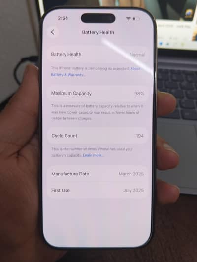 iPhone 16 Pro jv (water pack 98 BH)