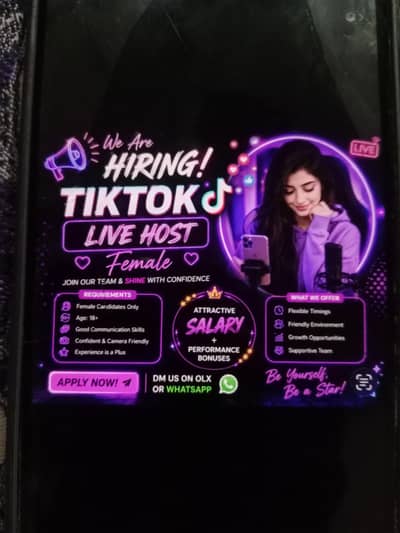 TikTok live Host