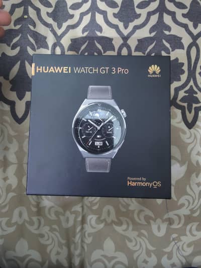 Huawei Watch GT3 pro titanium with box accessories.
