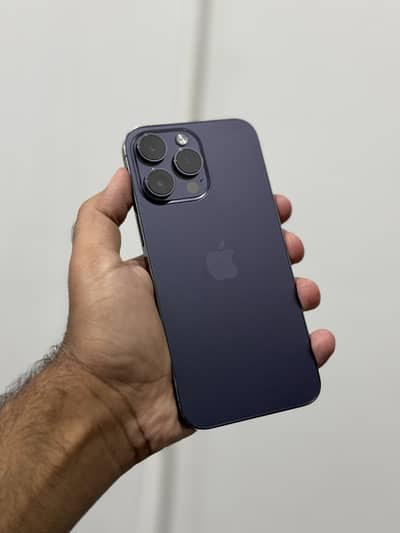 I phone 14 pro max pta storage 1TB 100 battery health waterpack