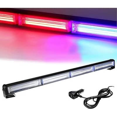 6 BAR LED DASHBOARD POLICE LIGHT [RED/BLUE].