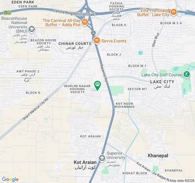 3 MARLA RESIDENTIAL PLOT FOR SALE IN B -BLOCK -AL-KABIR TOWN PHASE 2.