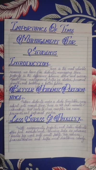 Neat & Clean Handwritten Assignment Writing