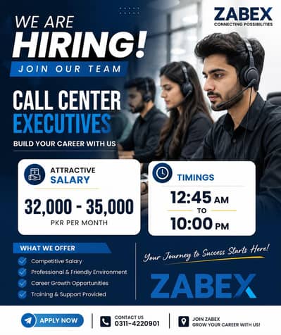 Start Your Career with ZABEX | Call Center Jobs Available