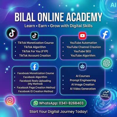 tTikTok YouTube Facebook AI Course