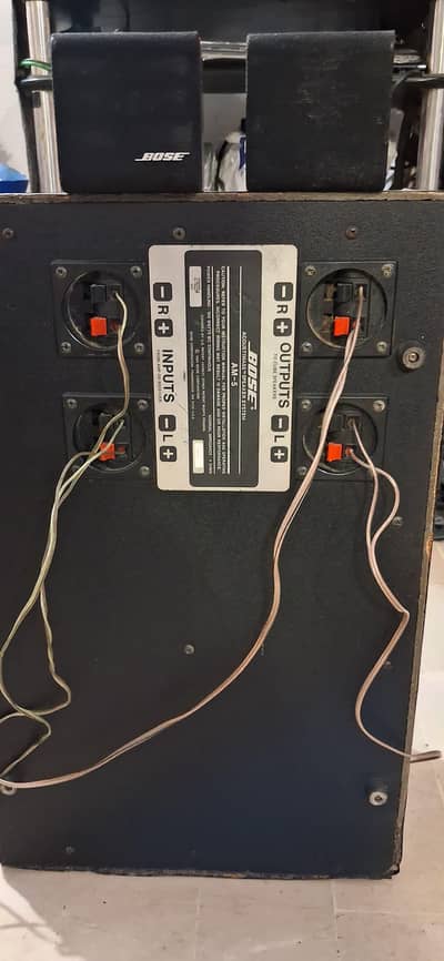 Bose Am 5 With single red line Cube sound system USA