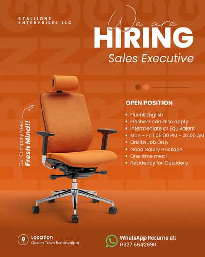 Hiring Sales Executive for Dispatch Campaign