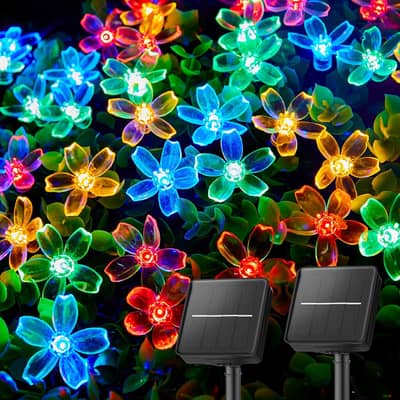 Multi-Color Solar Firework Light Waterproof Outdoor 8 Lighting Modes