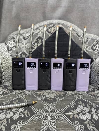 All-in-1 Portable Air Compressor, Power Bank & LED Light! 