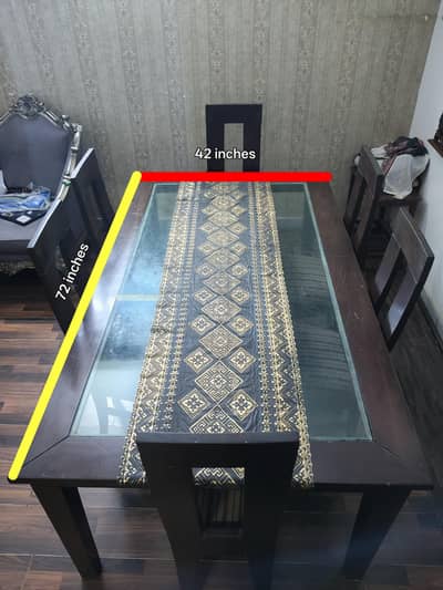 6 seater dining table
