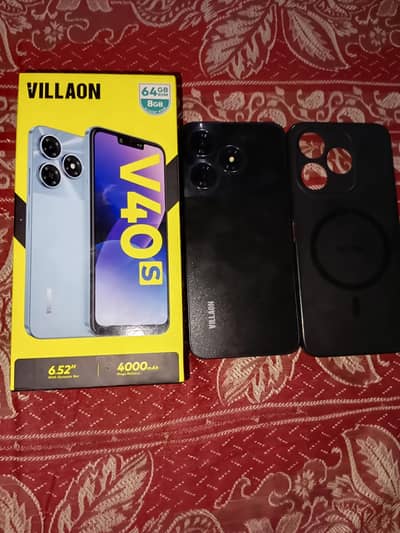 Villaon V40s 8GB Ram 64GB Rom All accessories complete with box