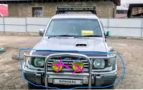 PAJERO/safeguard/stainless steel/ Pajero/ Land Cruiser/GENUINE