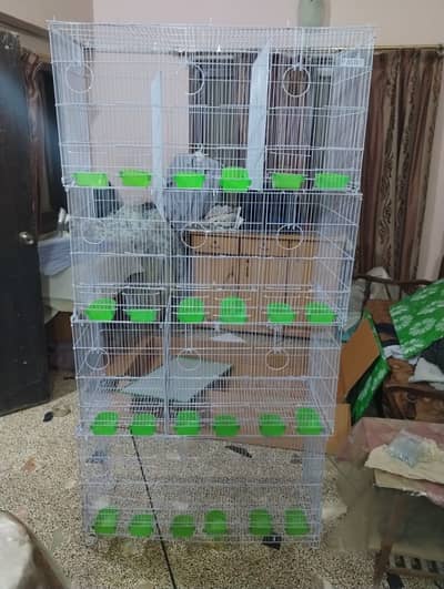 Brand New Sarib & Master 12 Portions Breeding Cage (Box Pack)