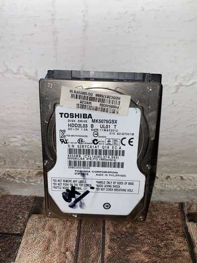 500Gb Hard Drive